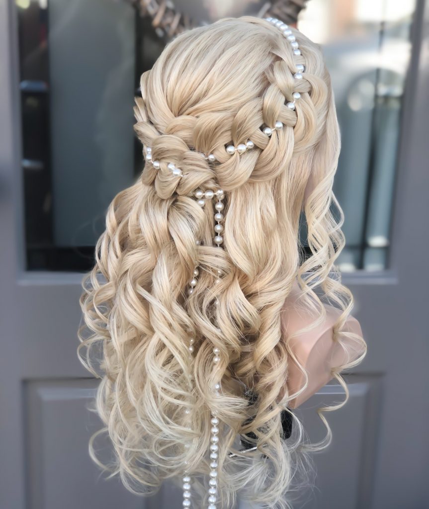 4-strand braid with pearls