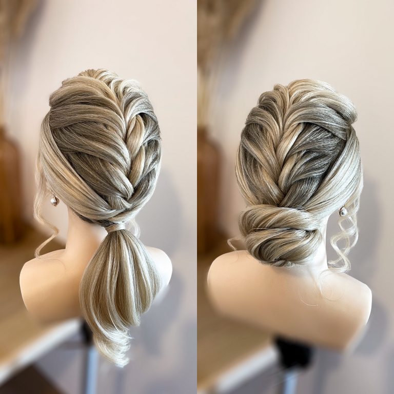 3D twisted ponytail 3